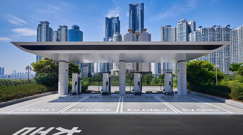 부산 동백공원 이피트(E-pit) 전기차 충전소 전경