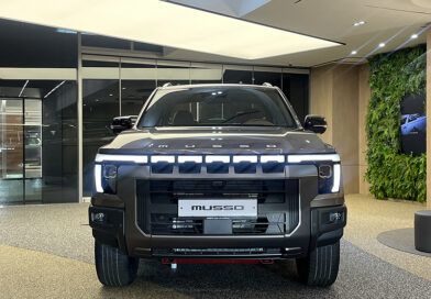 KG 모빌리티가 공개한 신형 픽업 ‘무쏘(MUSSO)’