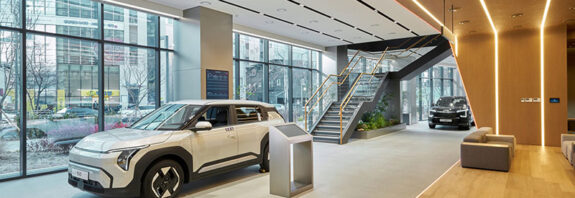 '기아 시흥 플래그십 스토어’ 내부 전경