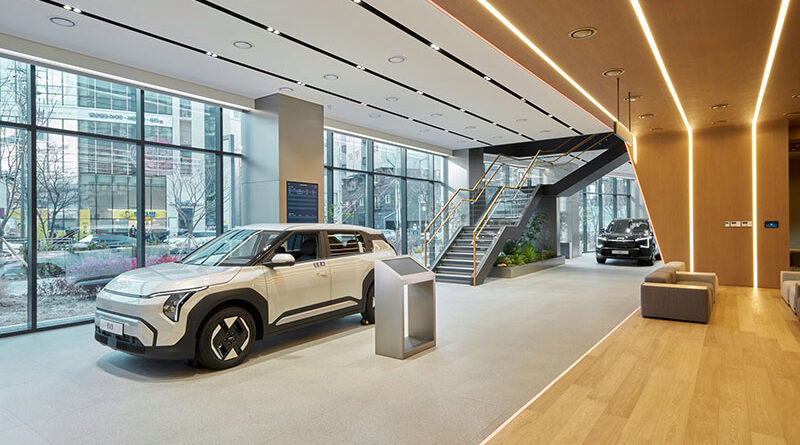 '기아 시흥 플래그십 스토어’ 내부 전경