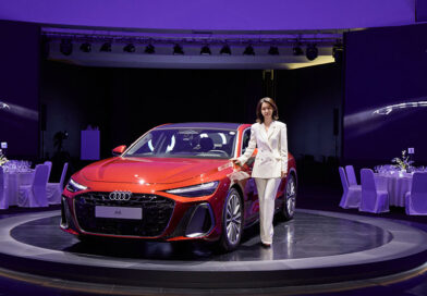 더 뉴 아우디 A6와 홍보대사 강지영