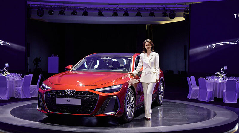 더 뉴 아우디 A6와 홍보대사 강지영