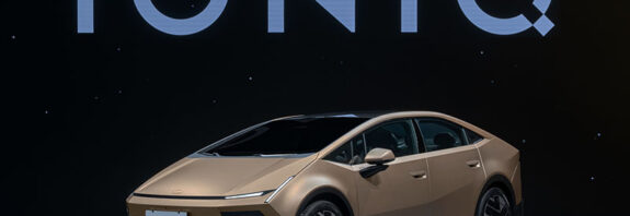 2026 베이징 국제 모터쇼 현대차 부스에 전시된 ‘아이오닉 V’