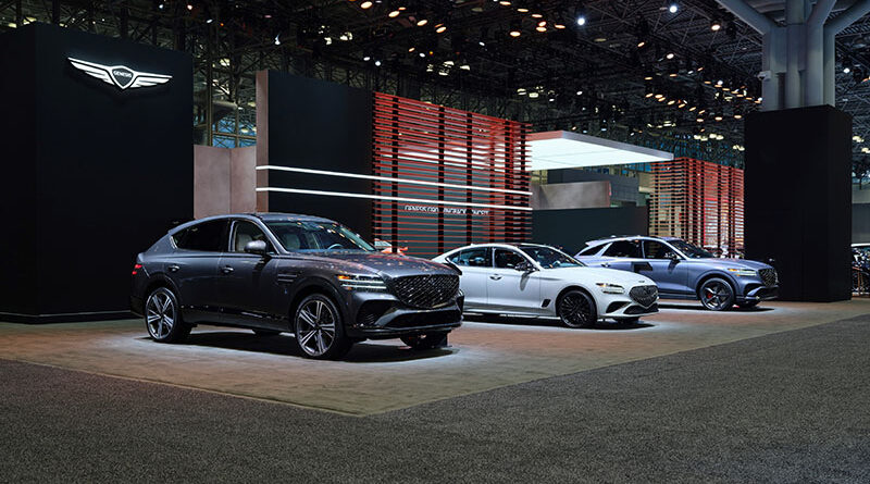 2026 뉴욕 국제 오토쇼 내 제네시스 부스 전경