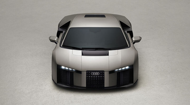 아우디 누볼라리, Titanium, static studio shot, exterior, frontal view top-down perspective
