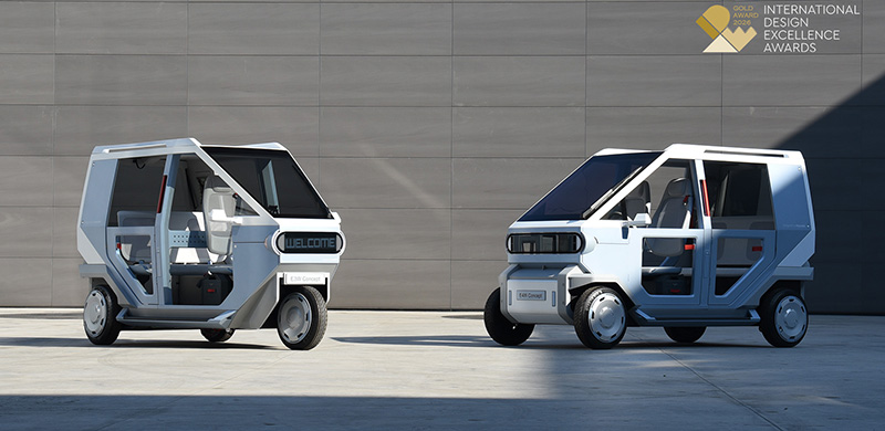 2026 IDEA 디자인 어워드 금상 수상작: E3W & E4W 마이크로 모빌리티 콘셉트